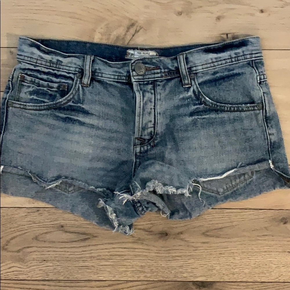 Free People Jean Shorts